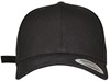 Flexfit FX7708MS 6-Panel Curved Metal Snap Cap - Black - One Size afbeelding