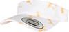 Flexfit FX8888BD Batik Dye Curved Visor Cap - Orange-White - One Size afbeelding