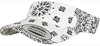 Flexfit FX8888BP Bandana Print Visor - White/Black - One Size afbeelding