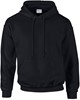 Gildan G12500 DryBlend® Adult Hooded Sweatshirt - Black - M afbeelding