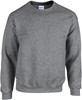 Gildan G18000 Heavy Blend™ Adult Crewneck Sweatshirt - Graphite Heather - S afbeelding