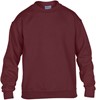 Gildan G18000K Heavy Blend™ Youth Crewneck Sweatshirt - Maroon - M (140/152) afbeelding