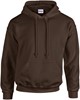 Gildan G18500 Heavy Blend™ Adult Hooded Sweatshirt - Dark Chocolate - XL afbeelding