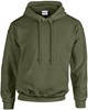 Gildan G18500 Heavy Blend™ Adult Hooded Sweatshirt - Military Green - 3XL afbeelding
