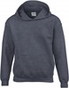 Gildan G18500K Heavy Blend™ Youth Hooded Sweatshirt - Dark Heather - XL (176) afbeelding