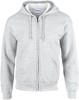 Gildan G18600 Heavy Blend™ Adult Full Zip Hooded Sweatshirt - Ash (Heather) - XL afbeelding