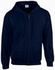 Gildan G18600 Heavy Blend™ Adult Full Zip Hooded Sweatshirt - Navy - 3XL afbeelding