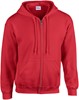 Gildan G18600 Heavy Blend™ Adult Full Zip Hooded Sweatshirt - Red - 3XL afbeelding
