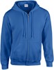 Gildan G18600 Heavy Blend™ Adult Full Zip Hooded Sweatshirt - Royal - M afbeelding