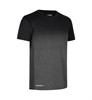 Geyser G21024 Gestreepte T-Shirt Naadloos - Zwart - S