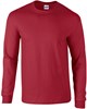 Gildan G2400 Ultra Cotton™ Long Sleeve T-Shirt - Cardinal Red - XXL afbeelding