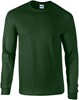 Gildan G2400 Ultra Cotton™ Long Sleeve T-Shirt - Forest Green - XXL afbeelding
