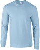 Gildan G2400 Ultra Cotton™ Long Sleeve T-Shirt - Light Blue - M afbeelding