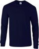 Gildan G2400 Ultra Cotton™ Long Sleeve T-Shirt - Navy - 5XL afbeelding