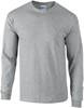 Gildan G2400 Ultra Cotton™ Long Sleeve T-Shirt - Sport Grey (Heather) - L afbeelding