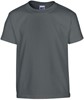 Gildan G5000K Heavy Cotton™ Youth T-Shirt - Charcoal (Solid) - XS (140/152) afbeelding