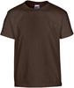Gildan G5000K Heavy Cotton™ Youth T-Shirt - Dark Chocolate - XS (140/152) afbeelding