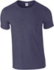 Gildan G64000 Softstyle® Adult T- Shirt - Heather Navy - M afbeelding