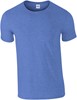 Gildan G64000 Softstyle® Adult T- Shirt - Heather Royal - XXL afbeelding