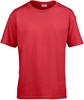 Gildan G64000K Softstyle® Youth T-Shirt - Red - M (116/134) afbeelding
