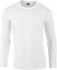 Gildan G64400 Softstyle® Adult Long Sleeve T-Shirt - White - S afbeelding