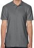 Gildan G64800 Softstyle® Adult Piqué Polo - Charcoal (Solid) - 4XL afbeelding