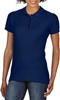 Gildan G64800L Softstyle® Women´s Piqué Polo - Navy - XL afbeelding