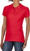 Gildan G64800L Softstyle® Women´s Piqué Polo - Red - L afbeelding