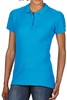 Gildan G64800L Softstyle® Women´s Piqué Polo - Sapphire - M afbeelding