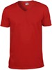 Gildan G64V00 Softstyle® Adult V-Neck T-Shirt - Red - L afbeelding