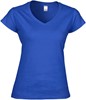 Gildan G64V00L Softstyle® Women´s V-Neck T-Shirt - Royal - L afbeelding