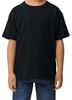Gildan G65000K Softstyle® Midweight Youth T-Shirt - Pitch Black - S (110/116) afbeelding