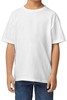 Gildan G65000K Softstyle® Midweight Youth T-Shirt - White - M (116/134) afbeelding