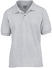 Gildan G8800K DryBlend® Youth Polo - Sport Grey (Heather) - M (140/152) afbeelding