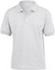 Gildan G8800K DryBlend® Youth Polo - White - M (140/152) afbeelding