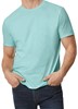 T-shirt Heren L 100% Katoen Teal Ice