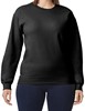 Gildan GSF000 Softstyle® Midweight Fleece Adult Crewneck Sweatshirt - Black - XXL afbeelding