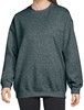 Gildan GSF000 Softstyle® Midweight Fleece Adult Crewneck Sweatshirt - Dark Heather - XXL afbeelding