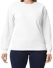 Gildan GSF000 Softstyle® Midweight Fleece Adult Crewneck Sweatshirt - White - XXL afbeelding