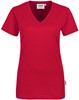 Hakro 126 Women's V-neck shirt Classic - Red - 2XL afbeelding