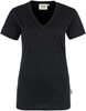Hakro 126 Women's V-neck shirt Classic - Black - 5XL afbeelding