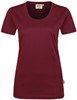 Hakro 127 Women's T-shirt Classic - Burgundy - S afbeelding