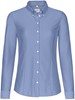Hakro 129 Blouse Natural Stretch - Ocean Blue - 3XL afbeelding
