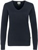 Hakro 133 Women's V-neck pullover Premium-Cotton - Ink - 3XL afbeelding