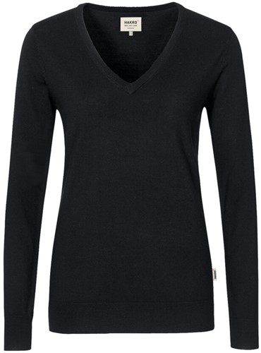 Hakro 134 Women's V-neck pullover merino wool