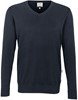 Hakro 143 V-neck pullover Premium-Cotton - Ink - 2XL afbeelding