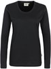 Hakro 178 Women's long-sleeved shirt Classic - Black - XS afbeelding