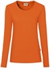 Hakro 179 Women's long-sleeved shirt MIKRALINAR® - Orange - 6XL afbeelding
