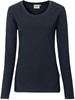 Hakro 179 Women's long-sleeved shirt MIKRALINAR® - Ink - 6XL afbeelding