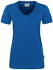 Hakro 181 Women's V-neck shirt MIKRALINAR® - Royal Blue - 6XL afbeelding